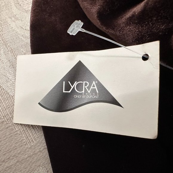 Vintage 90s Amanda Smith Long Brown Velour Turtleneck Dress – NWT 8 Petite - Picture 10 of 14